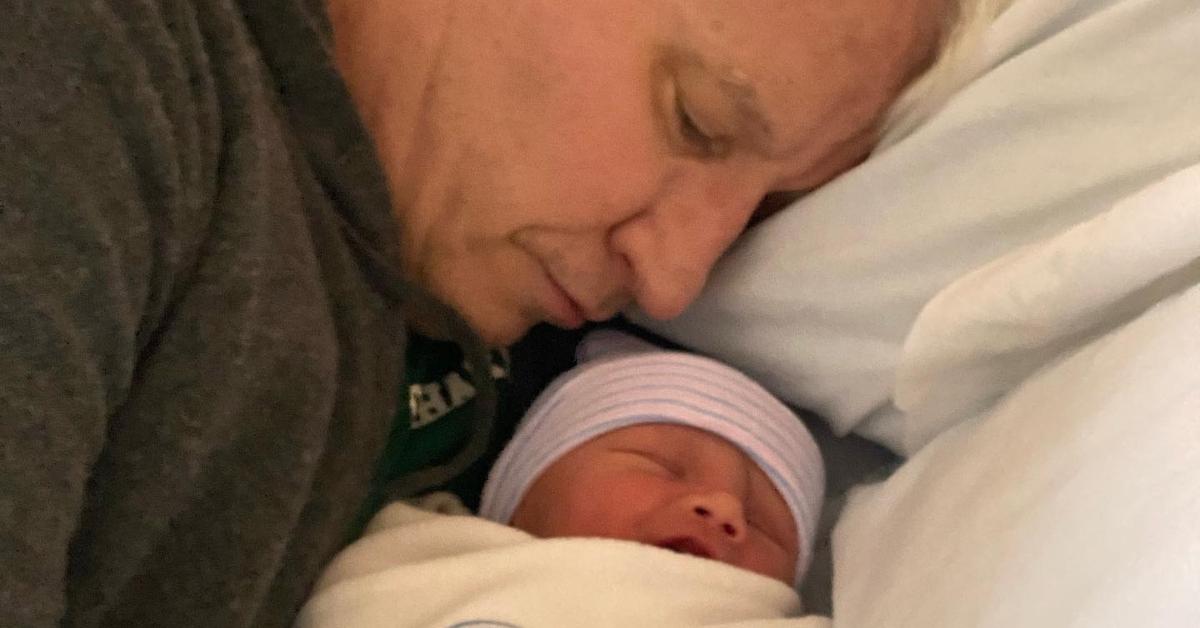 Anderson Cooper and newborn son, Sebastian