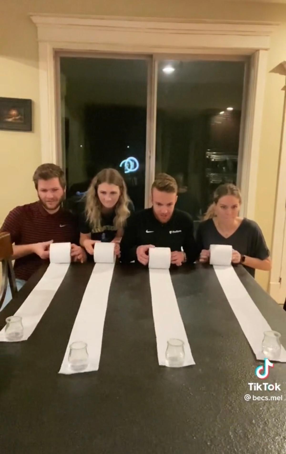 Toilet paper challenge 