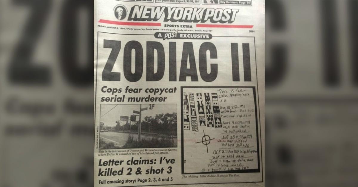 Zodiac II Headline