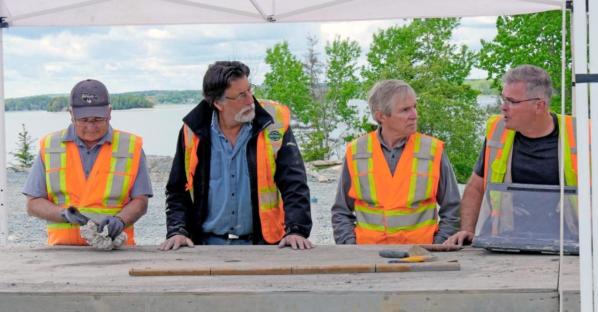 Charles Barkhouse, Rick Lagina, Craig Tester, and Terry Matheson