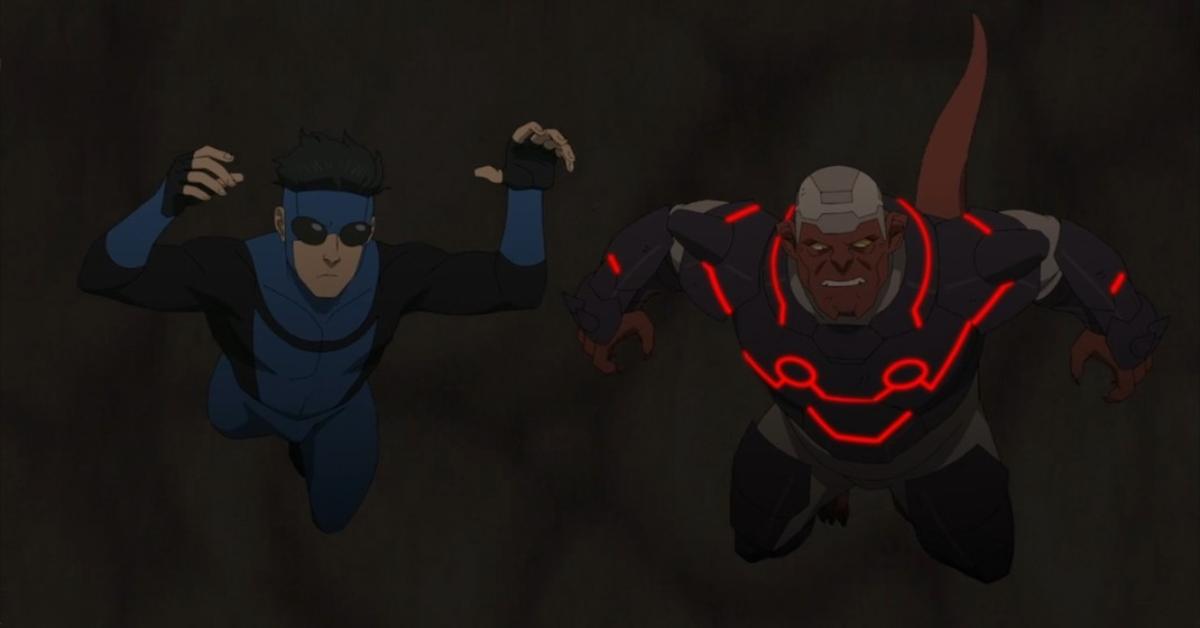 Mark Grayson aka Invincible and Damien Darkblood