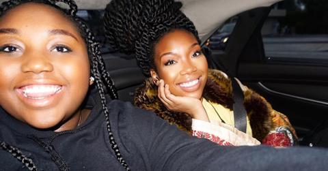 Brandy Norwood and Sy'rai Smith