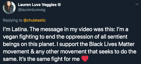 vegan racist