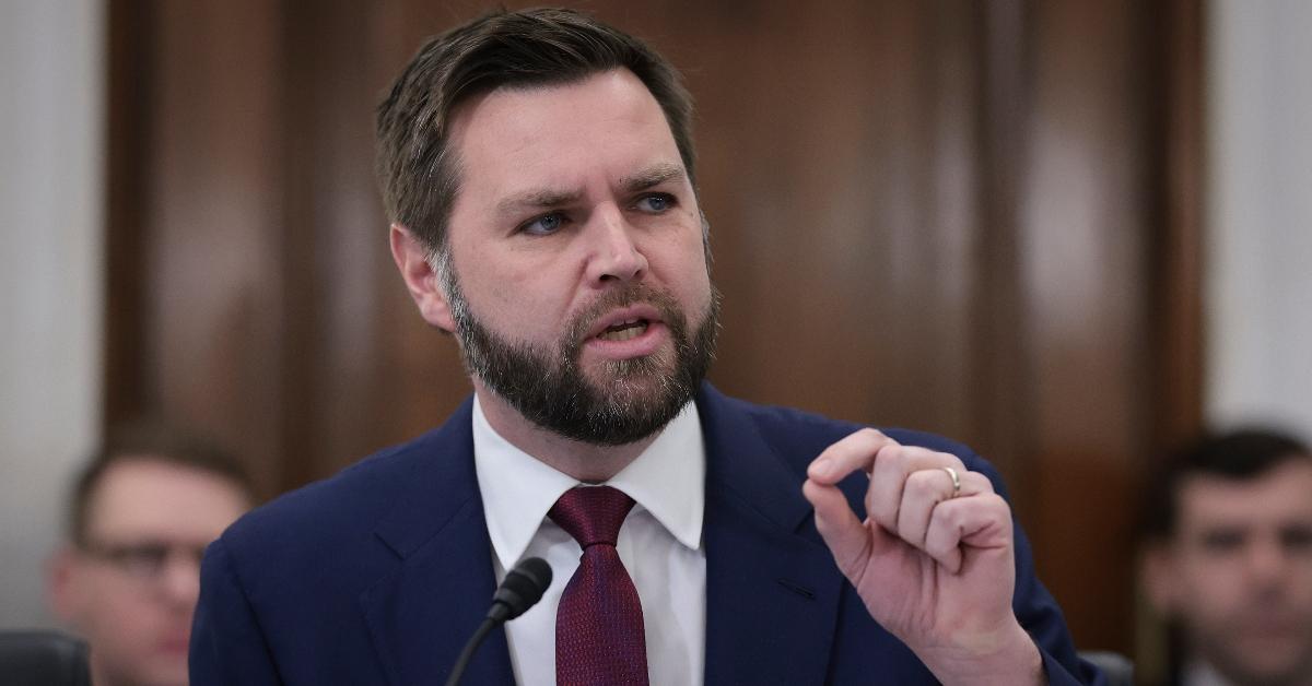 JD Vance speaks in front of Congress