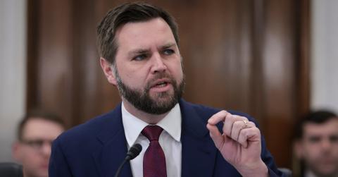 JD Vance speaks in front of Congress