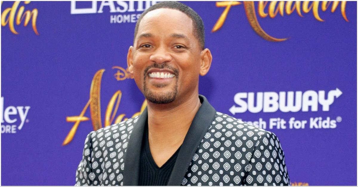 Will Smith attending a premiere of a Disney movie