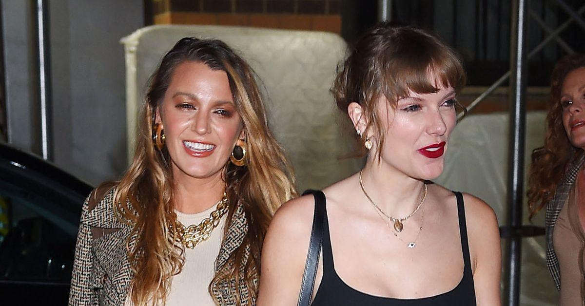 Blake Lively and Taylor Swift out in New York City together. 