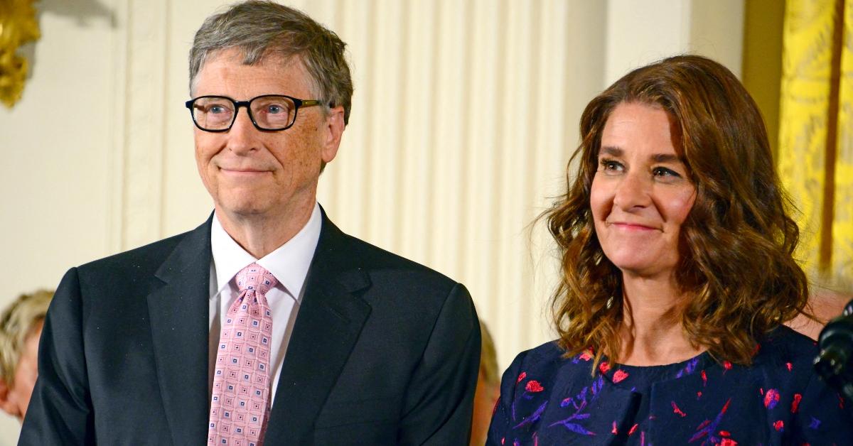 Bill and Melinda Gates receive the Presidential Medal of Freedom in 2016.
