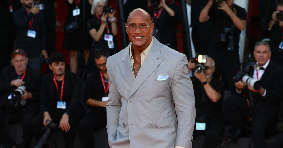 Dwayne "The Rock" Johnson on the red carpet