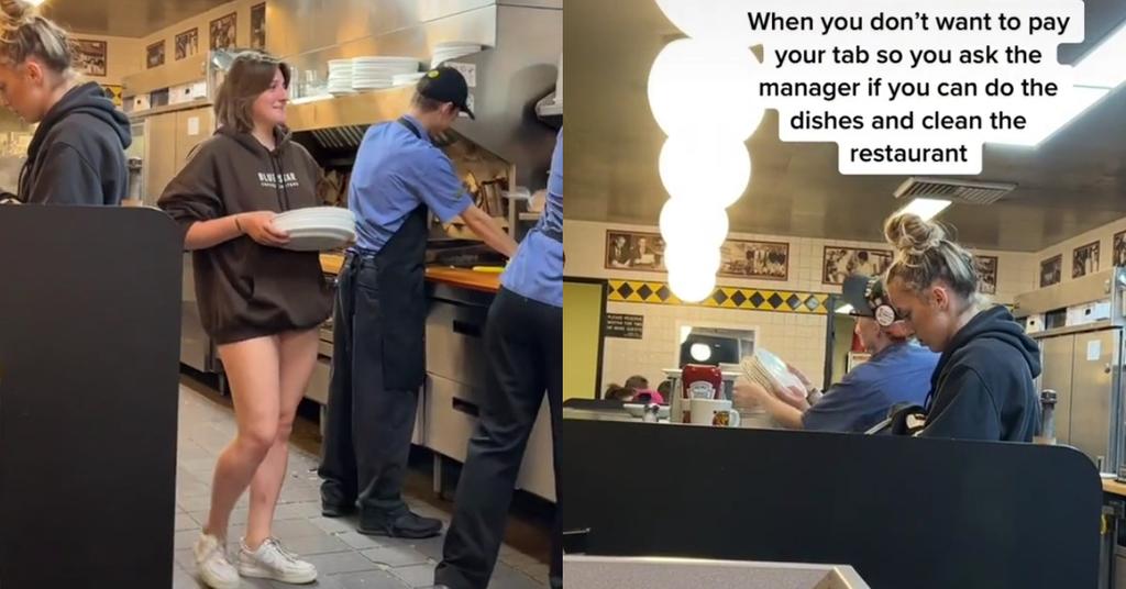 Waffle House Manager Allows Customer to Pay Bill With Dishes