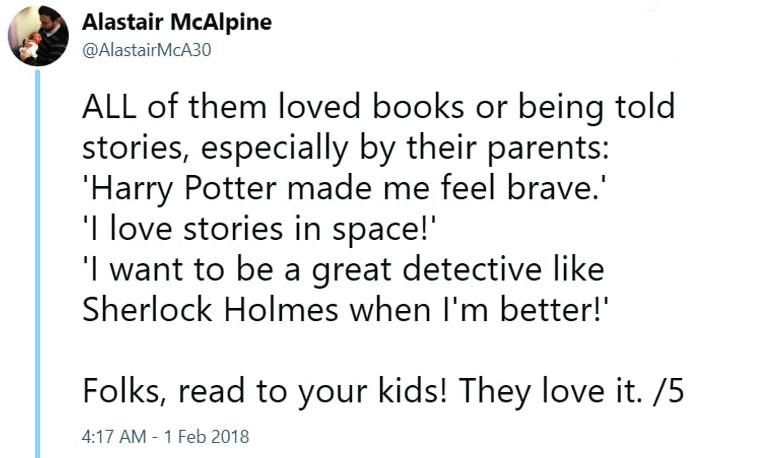 pediatrician mcalpine kids tweet