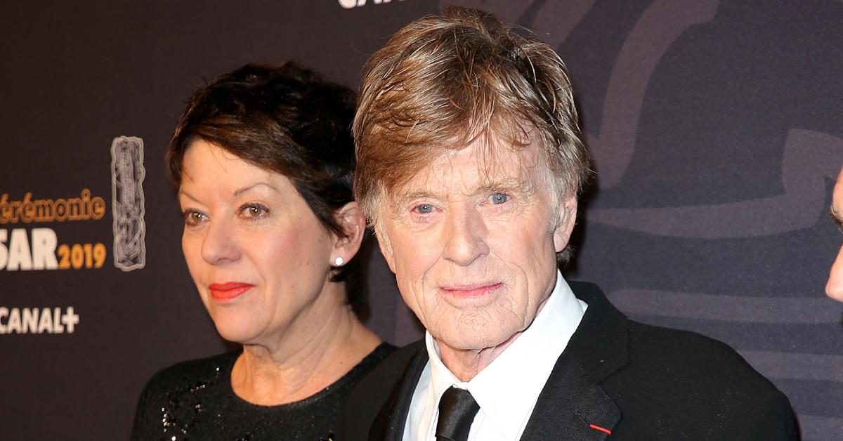 (l-r): Robert Redford's wife and Robert Redford