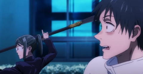 Maki Zen'in and Yuta Okkotsu