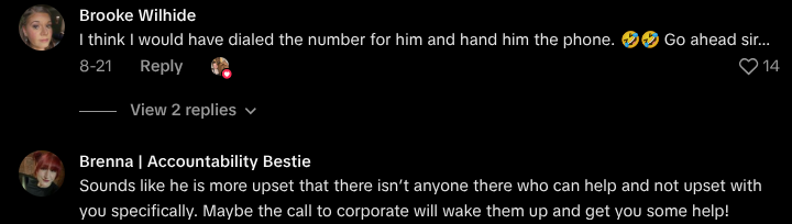 pregnant mattress store worker