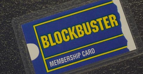 Blockbuster membership card