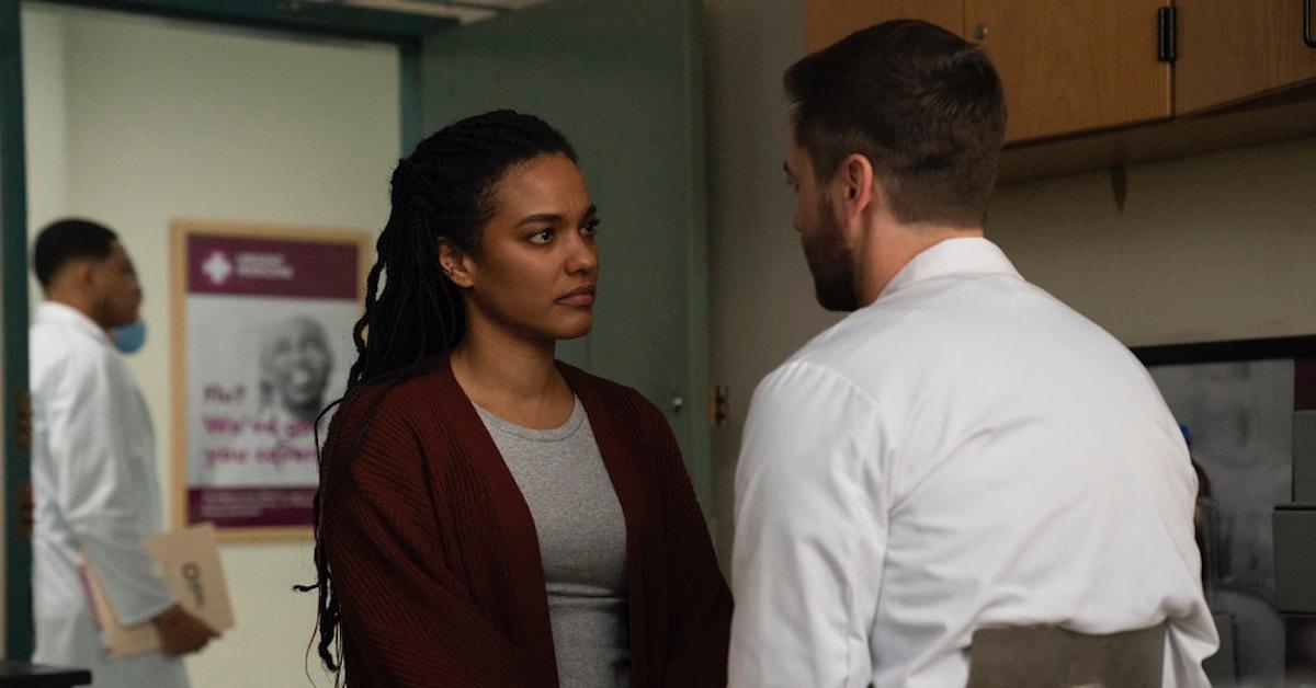 Ryan Eggold as Dr. Max Goodwin, Freema Agyeman as Dr. Helen Sharpe