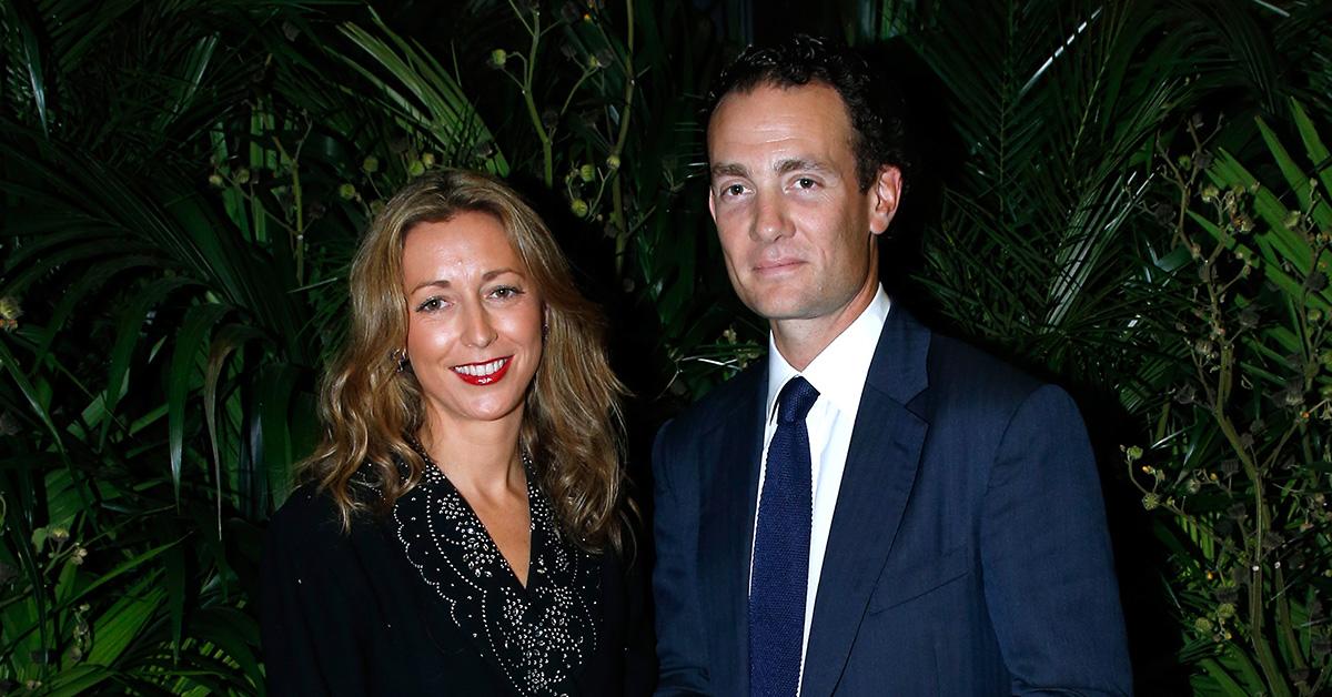 Alexandre and Olivia de Rothschild at an event in 2023. 