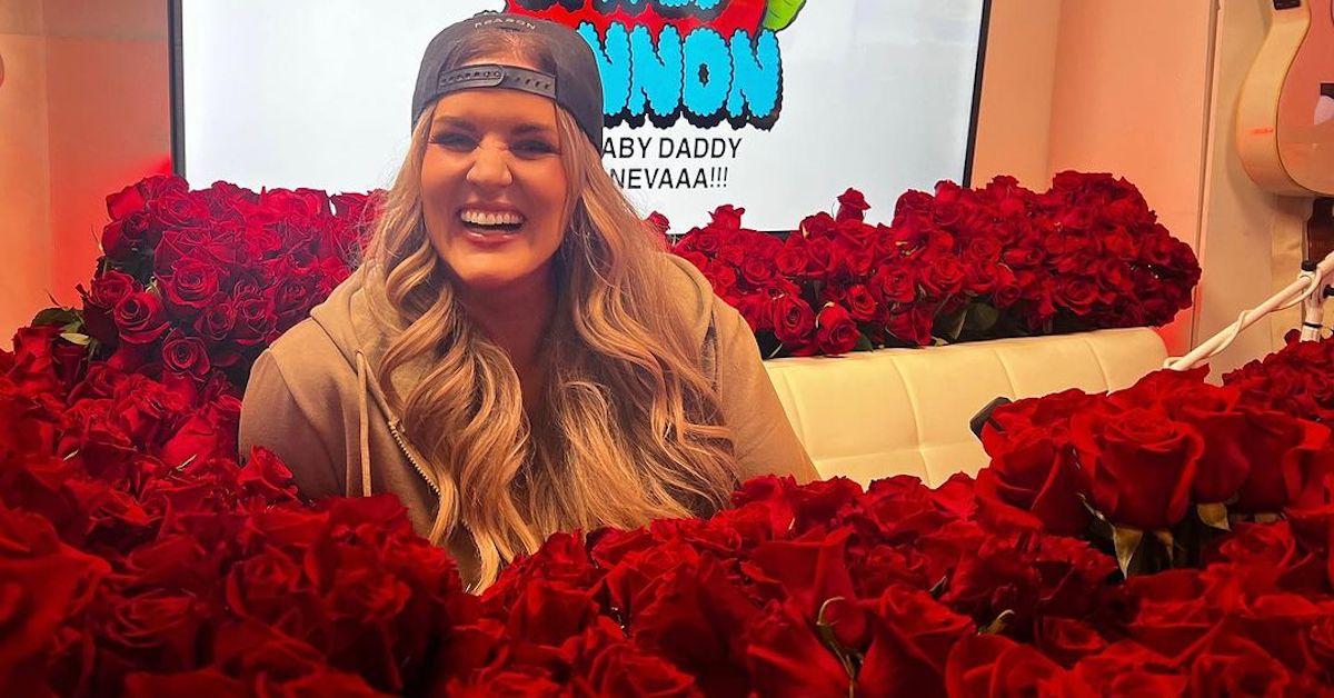 Mason surrounded by red roses on the set of 'The Daily Cannon With Nick Cannon' on July 20, 2023 