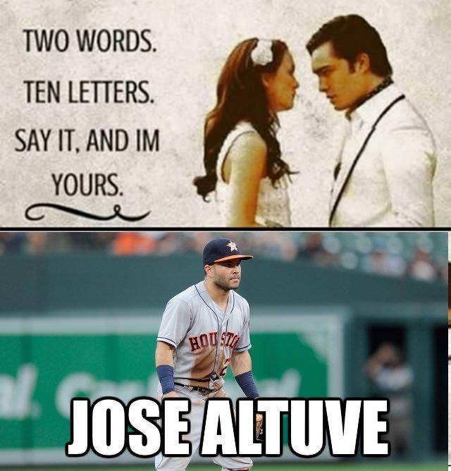 Funny Jose Altuve meme  Houston astros, José altuve, Houston astros  baseball