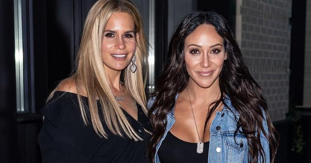 Jackie Goldschneider and Melissa Gorga pose for photo while out and about