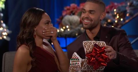 Outgoing 'The Bachelorette' Michelle Young and Nayte Olukoya