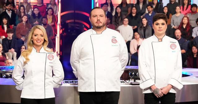 Jennifer, Grant, and Kennedy in the 'MasterChef' Season 13 finale.