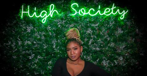 Pretty Honore at the Marijuana Mansion in Denver, Colo.