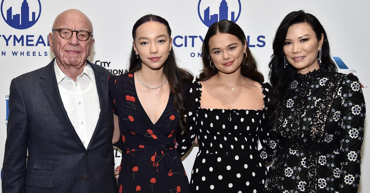  Rupert Murdoch, Grace Murdoch, Chloe Murdoch, and Wendi Murdoch attend Citymeals On Wheels'.