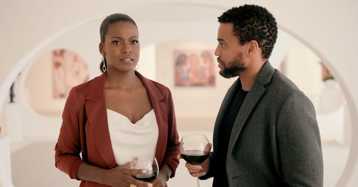 (l-r): Cassandra Freeman as Vivian and Michael Ealy as Reed 'Bel-Air'