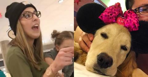 entitled mom service dog cover