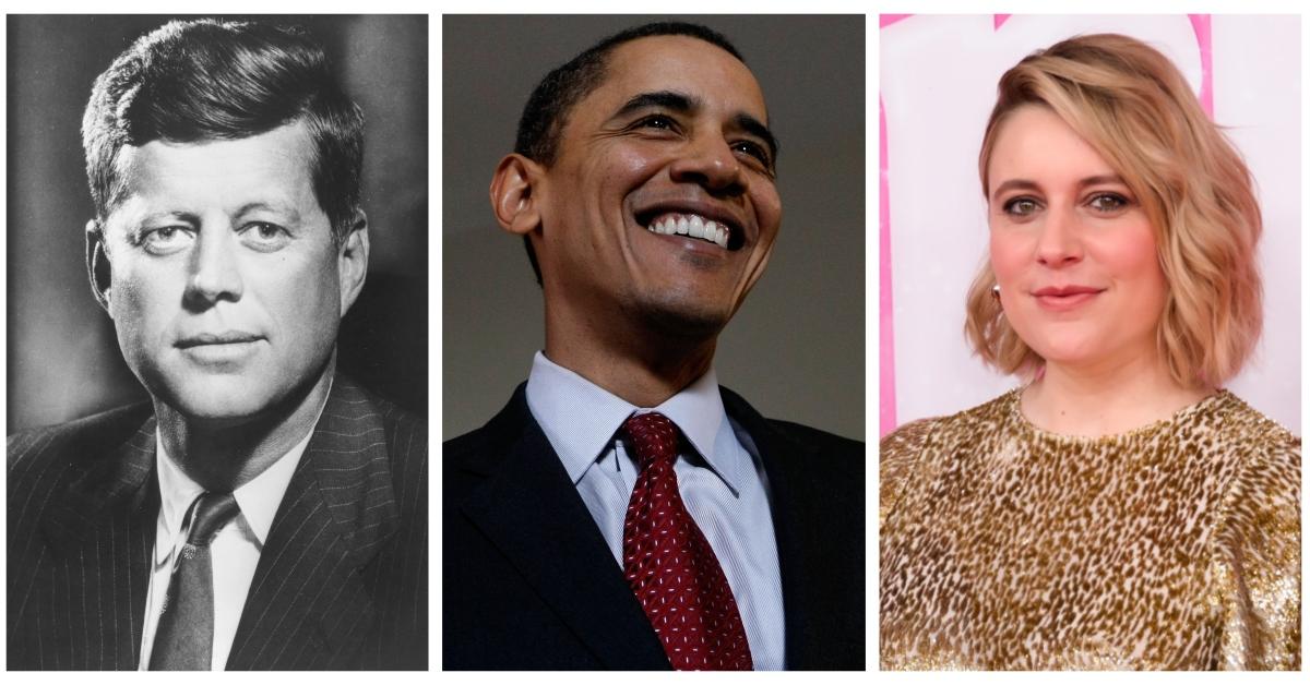 JFK, Barack Obama, and Greta Gerwig