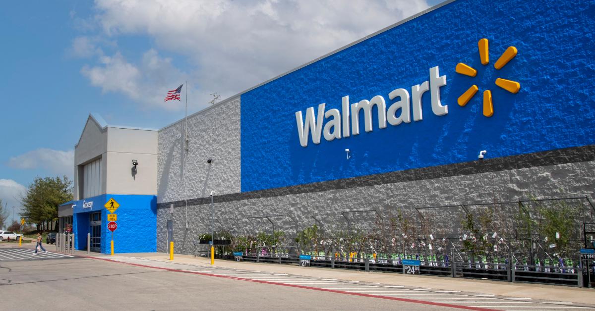 Walmart store exterior.