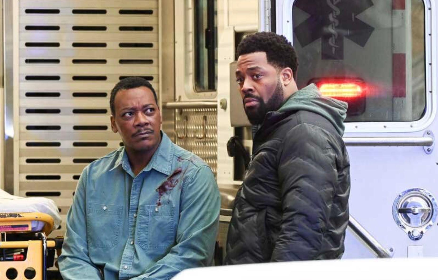 Atwater and Lew in Chicago P.D. on NBC