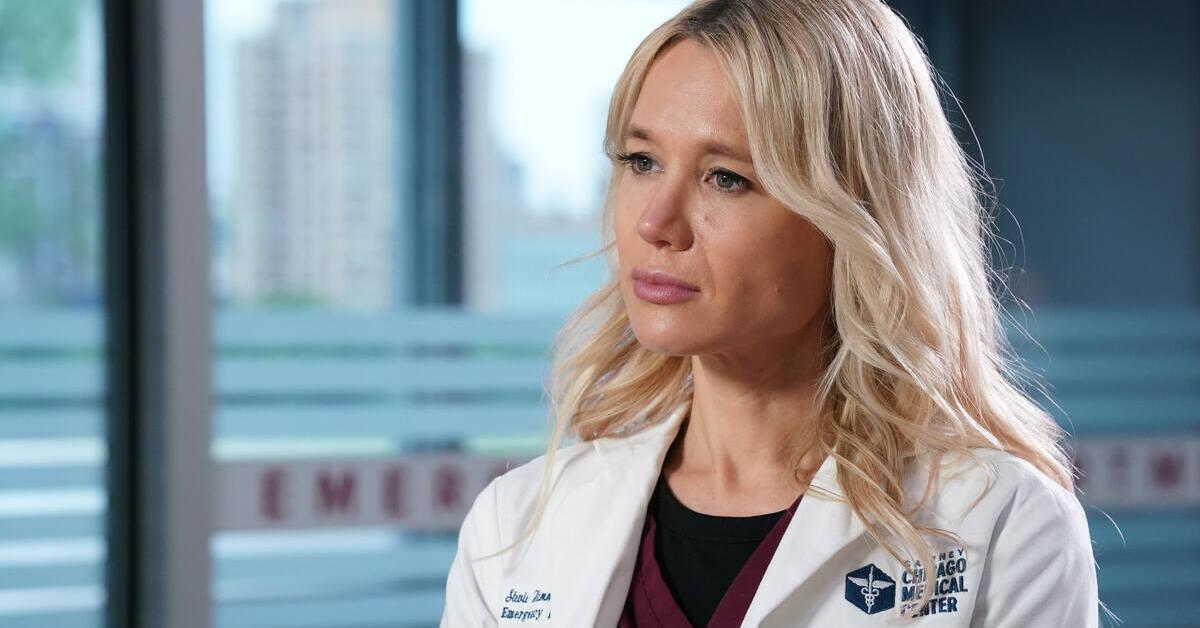 Kristen Hager as Dr. Stevie Hammer on "Chicago Med."