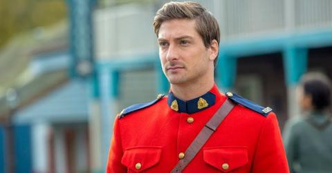 Jack in 'When Calls the Heart' wearing his uniform.