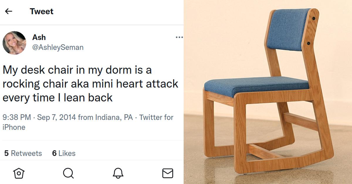 College Dorm Rocking Chair