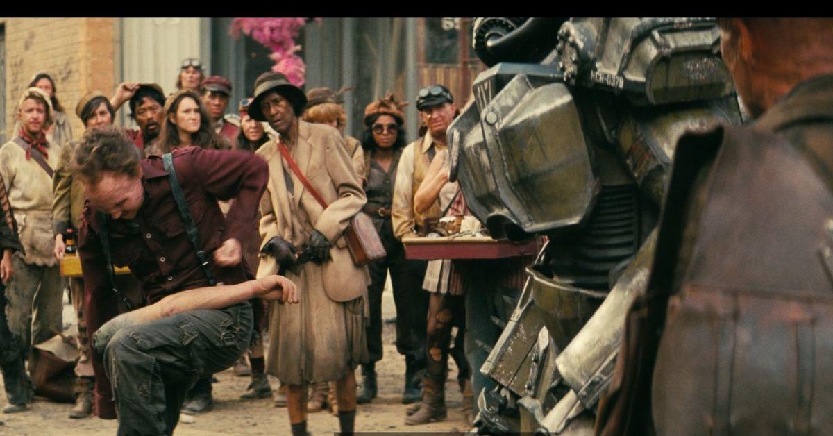 Thaddeus’ arm falls off in Fallout