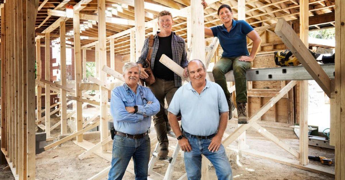 'This Old House' team inside a nearly-constructed home