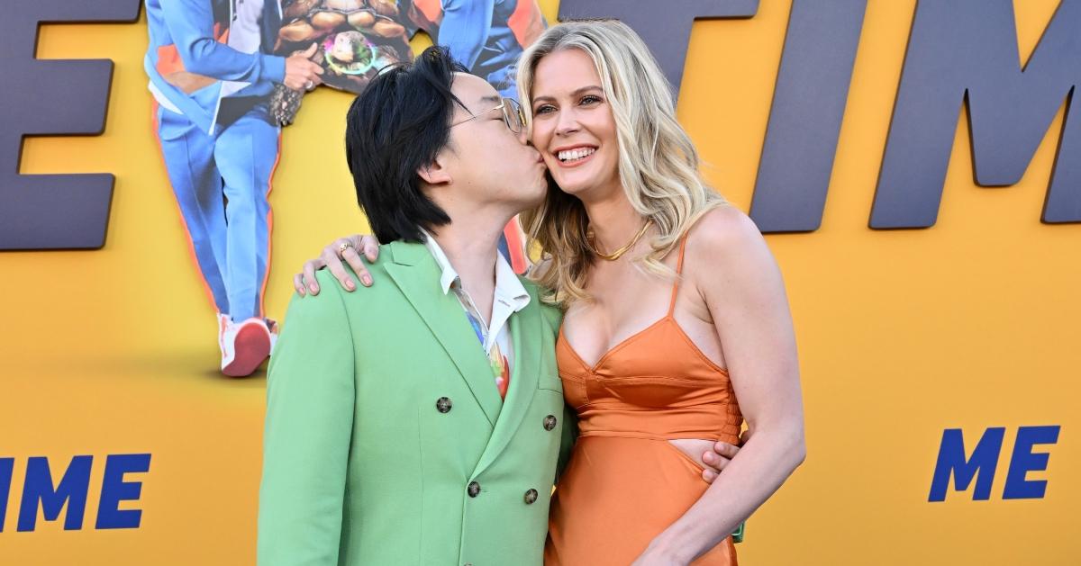 Jimmy O. Yang and and his girlfriend Bri Kimmel attend the Los Angeles Premiere of Netflix's 'Me Time'.