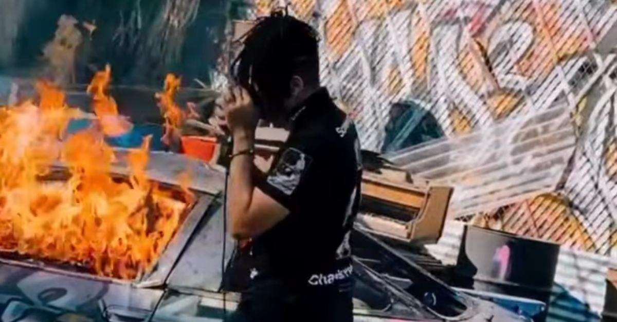 Travis Barker's post for POORSTACY.