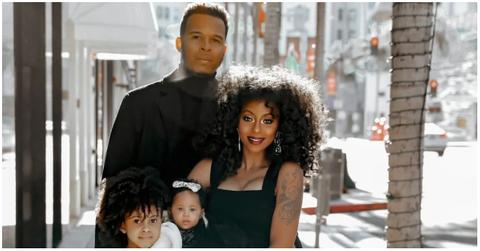 (l-r): Jessica Pettway's daughters, her husband, and Jessica Pettway