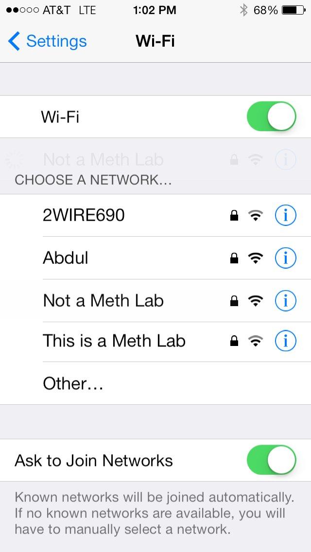 29 Wi-Fi Network Names that Deserve to Be Admired