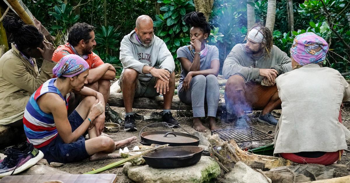 'Survivor' castaways at camp