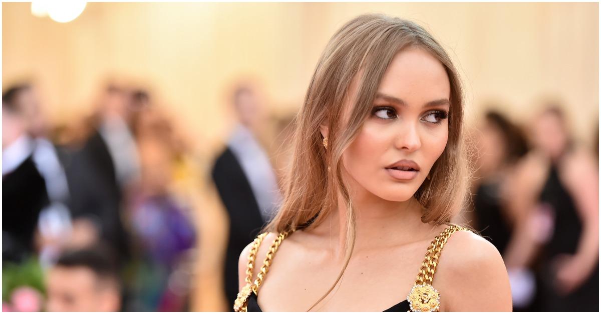 Lily-Rose Depp looks ethereal in a billowing lilac gown