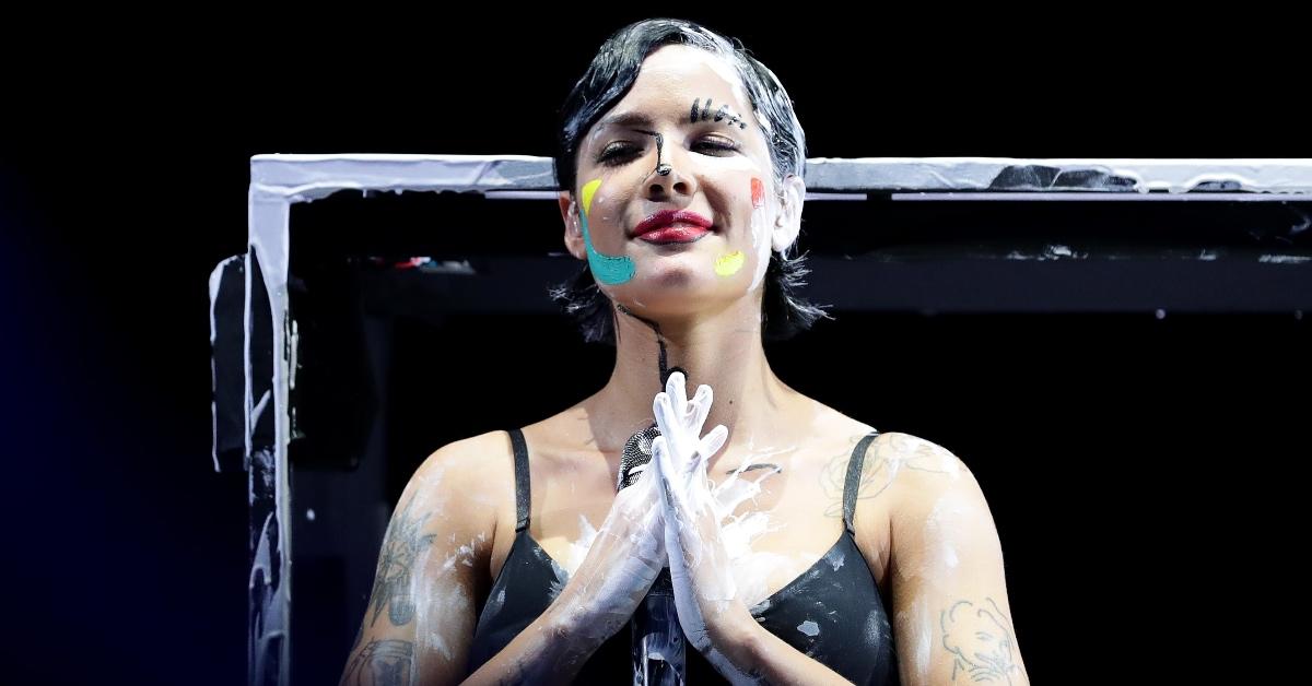 Halsey performs songs from 'Manic' at the Aria Awards in 2019.