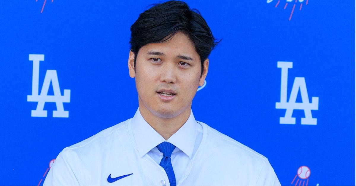 Los Angeles Dodgers pitcher Shohei Ohtani.