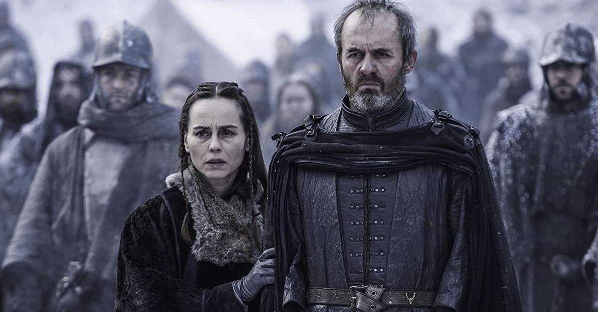 Selyse and Stannis Baratheon watch their daughter die on 'Game of Thrones'