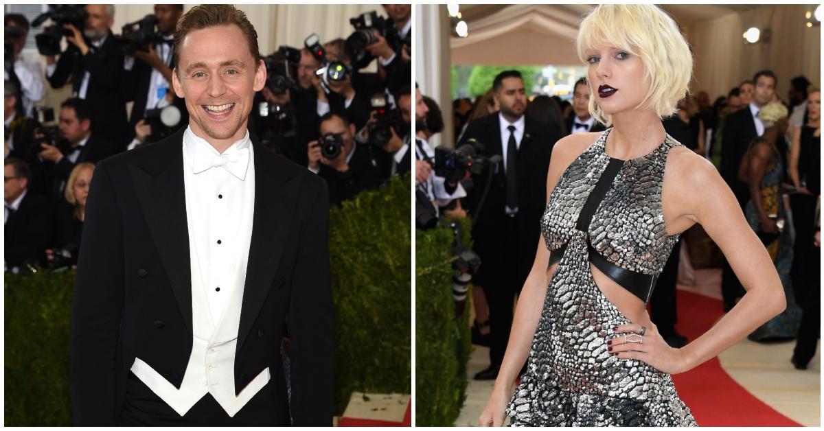 Tom Hiddleston and Taylor Swift at the 2016 Met Gala. 