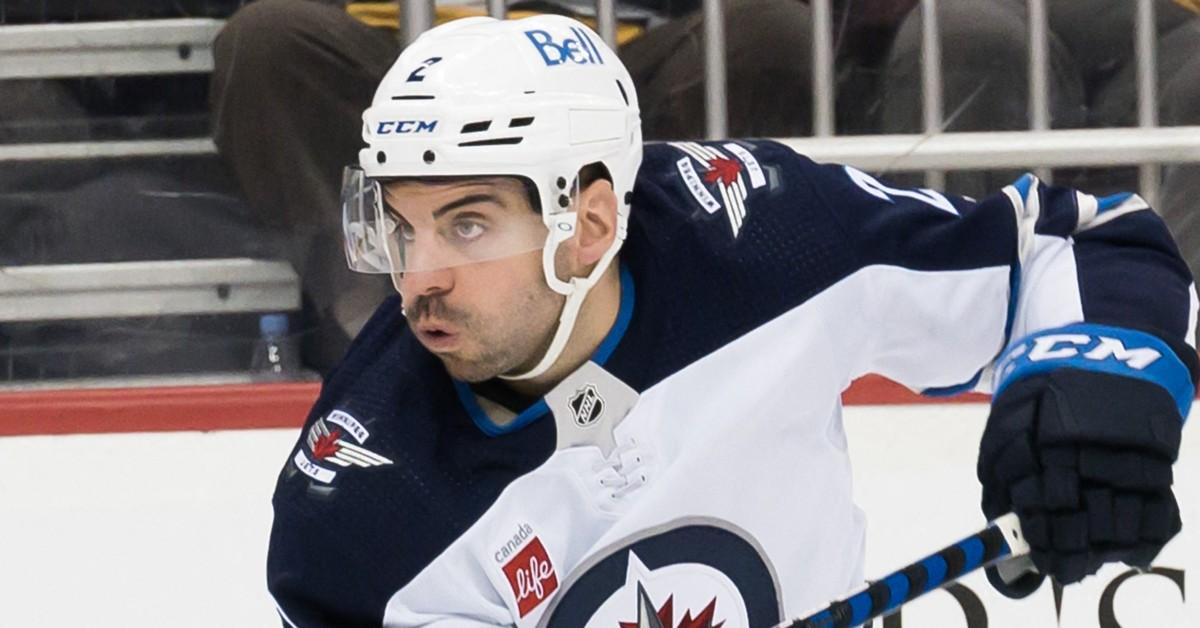Mark Scheifele playing hockey