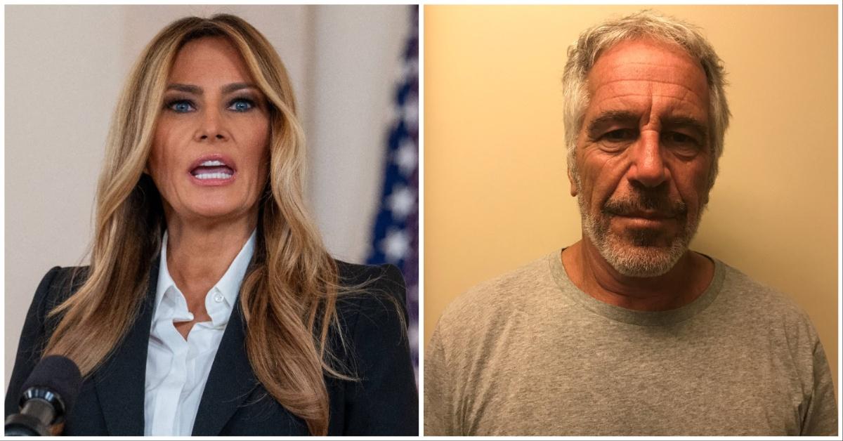 Melania Trump; Jeffrey Epstein.